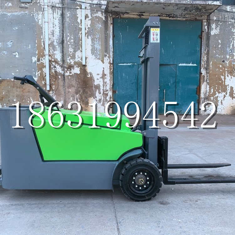 宁晋县小型电动叉车1吨2吨步行站驾式电瓶堆高充电装卸车液压升降车铲车